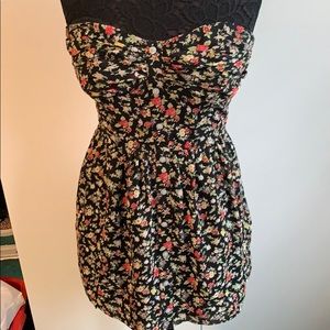 Strapless BCBGeneration floral dress